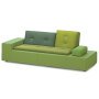 Polder sofa XS groen, armleuning links