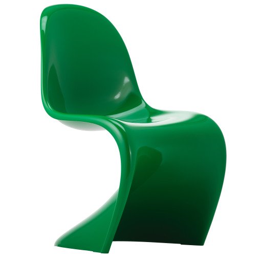 Panton Chair Classic stoel groen