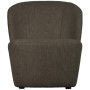 Lofty fauteuil bouclé bruin