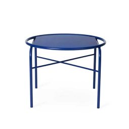 Secant tafel Ø60 glas Cobalt