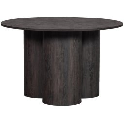 Oona eettafel Ø140 donkerbruin