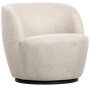 Serra draaifauteuil off white