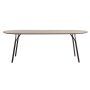 Tree eettafel 220x90 beige/black