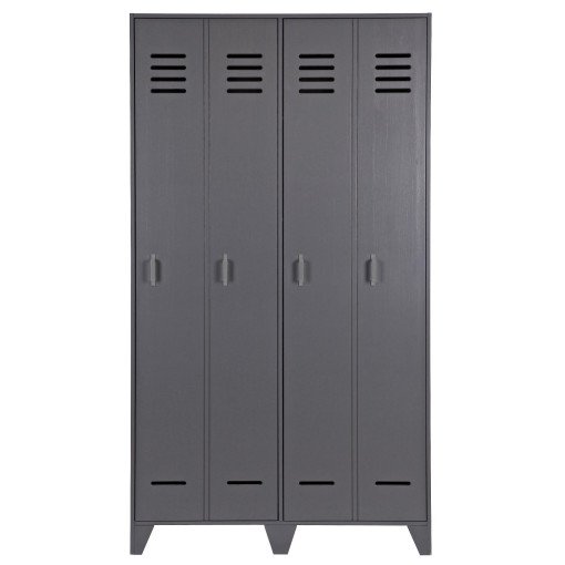 Stijn kledingkast 2-deurs grey