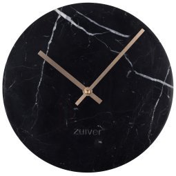 Marble Time klok Ø25 Black