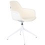 Albert Kuip Swivel stoel met armleuning white