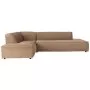 Fat Freddy bank met chaise longue links caramel
