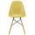 Eames DSW Fiberglass stoel geelachtig esdoorn, light ochre