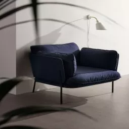 Bellevue wandlamp zwart