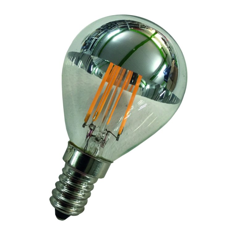 vertrekken Bergbeklimmer Echt Flinders LED Filament G45 lichtbron E14 3W 2700K kopspiegel zilver ND |  Flinders