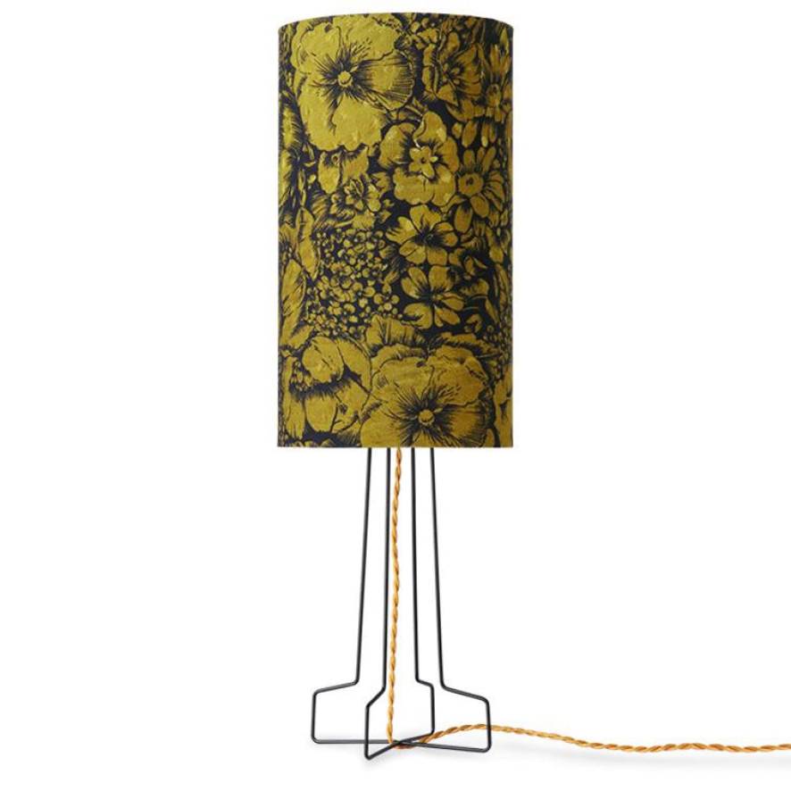 afschaffen Verplicht Moskee HKliving Metal Wire tafellamp Cilinderkap Doris for HK Floral | Flinders