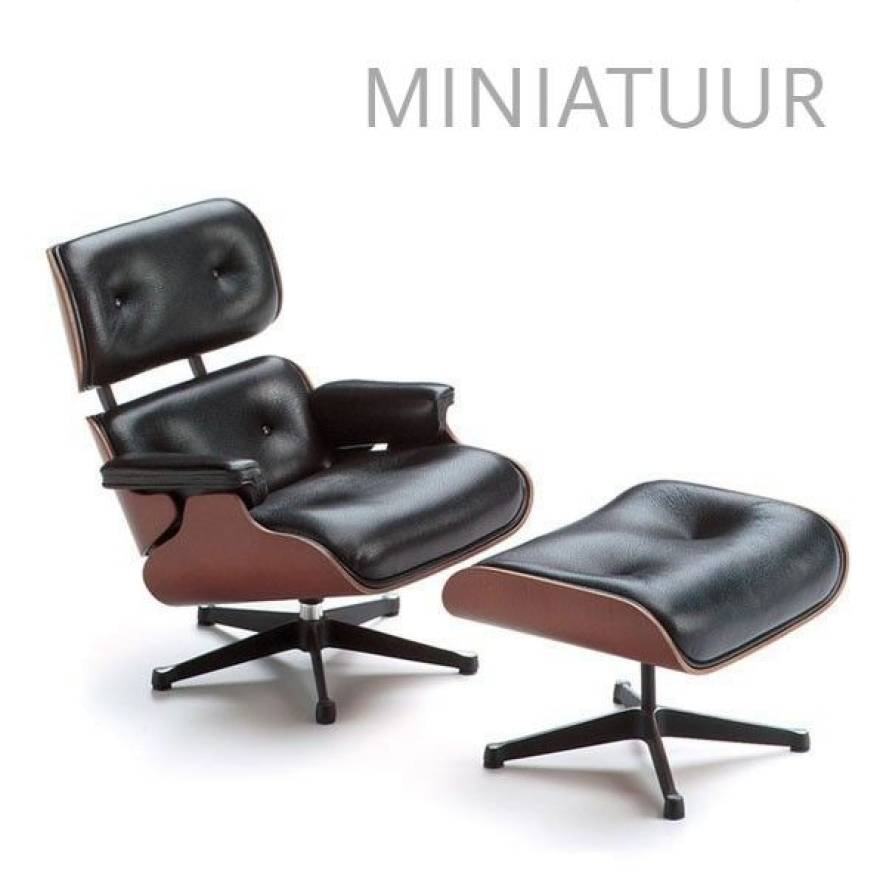 Eindig Fonkeling Prestatie Vitra Lounge Chair & Ottoman miniatuur | Flinders