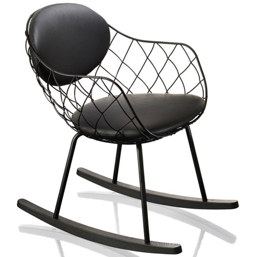 verlangen weg te verspillen Tol Magis Piña Rocking Chair schommelstoel zwart | Flinders