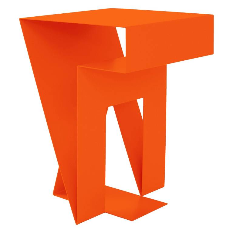 Beg muur bijeenkomst Objekte unserer Tage Neumann bijzettafel pure oranje | Flinders
