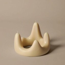 Stala kandelaar ring Dark Grape