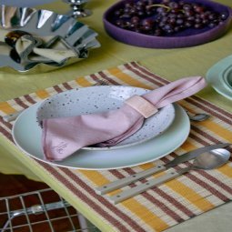 Ease servetten 50x50 set van 2 Citrus