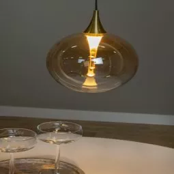 Gisela hanglamp LED Ø16 amber