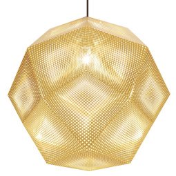 Etch hanglamp Ø50 messing
