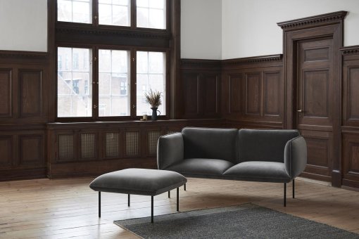 Rombo vloerkleed 90x140 grey