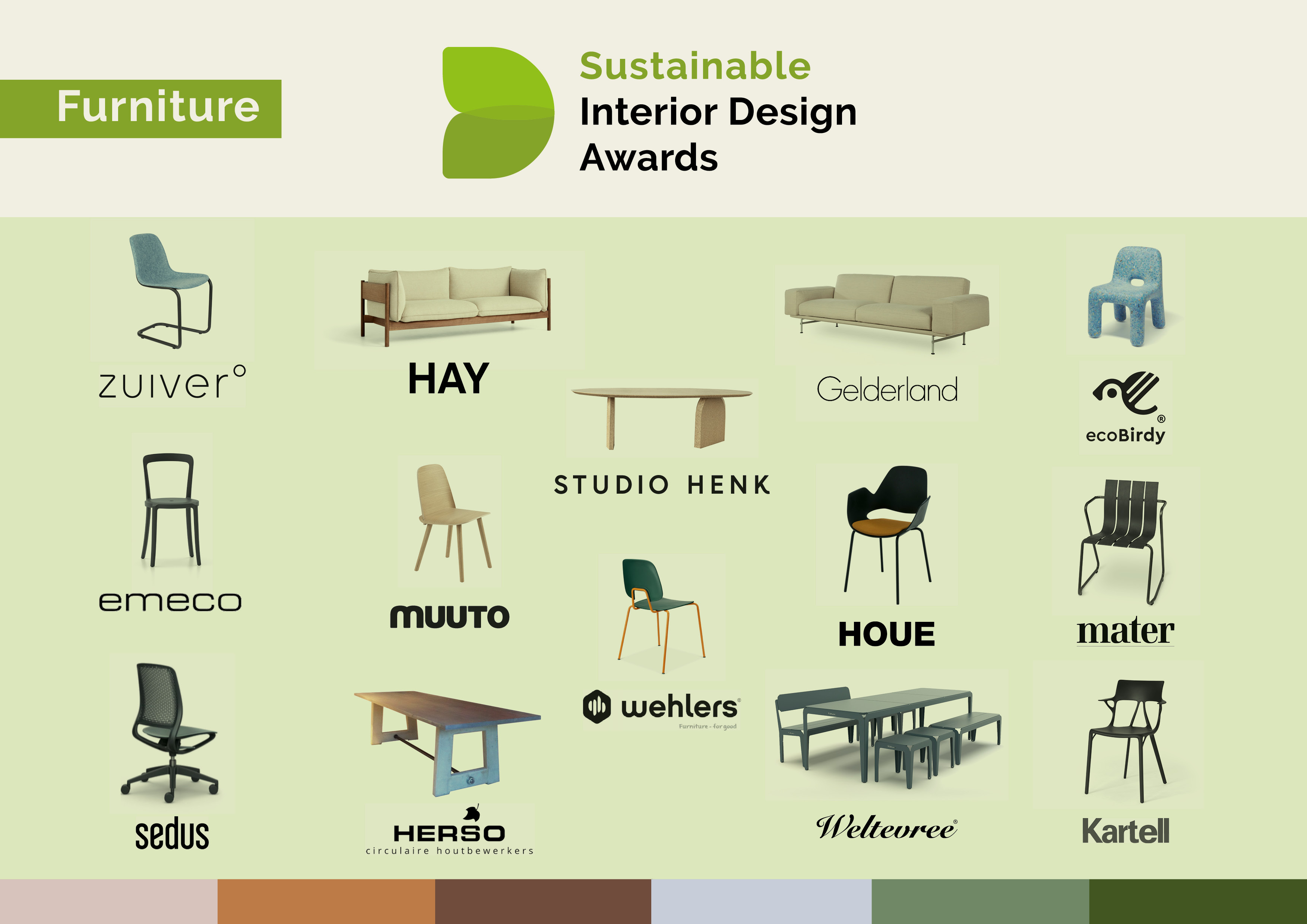 Inschrijvingen voor de Product Awards - Furniture